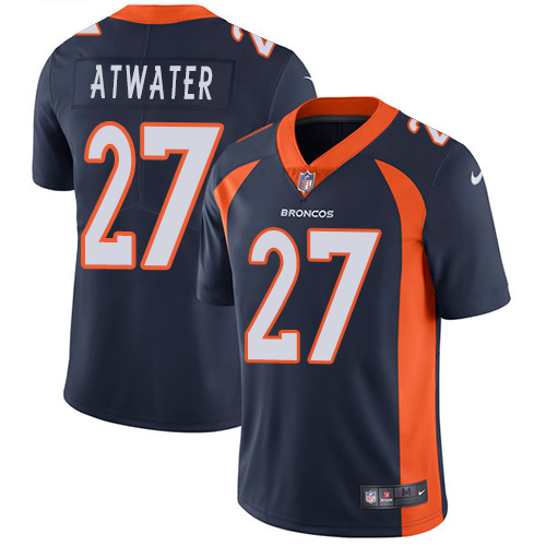 Nike Broncos #27 Steve Atwater Navy Blue Alternate Men's Stitched NFL Vapor Untouchable Limited Jersey - Click Image to Close